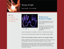 Tablet Screenshot of beings-of-light.org